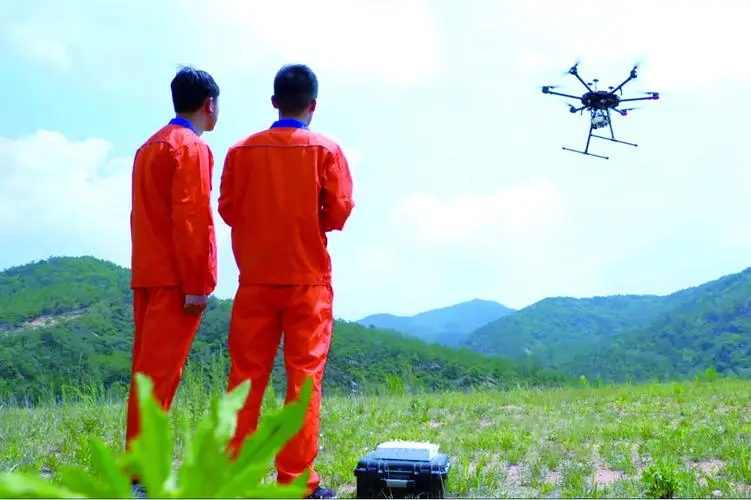 富宁无人机倾斜摄影巡检拍摄